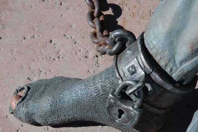 Shows the detail put in to the Wickenburg street characters